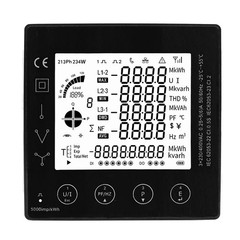 Multi-Function 3 Phase Energy Meter 96x96mm Power Panel RS485 Modbus with CT