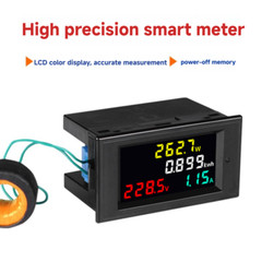 AC Power Energy Monitor 300V100A Voltmeter Ammeter Watt Active Power Meter Test