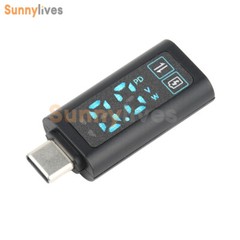 DC5-24V intelligent Digital Voltage Watt Power Meter Type-C PD100W Fast Charging