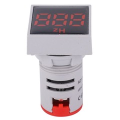 Square Digital Display LED Indication Light AC100~380V 20~75Hz Frequency Red