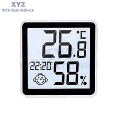 6048 LCD Digital Display Electronic Temperature Humidity Meter -50~+70℃ 10~99%RH