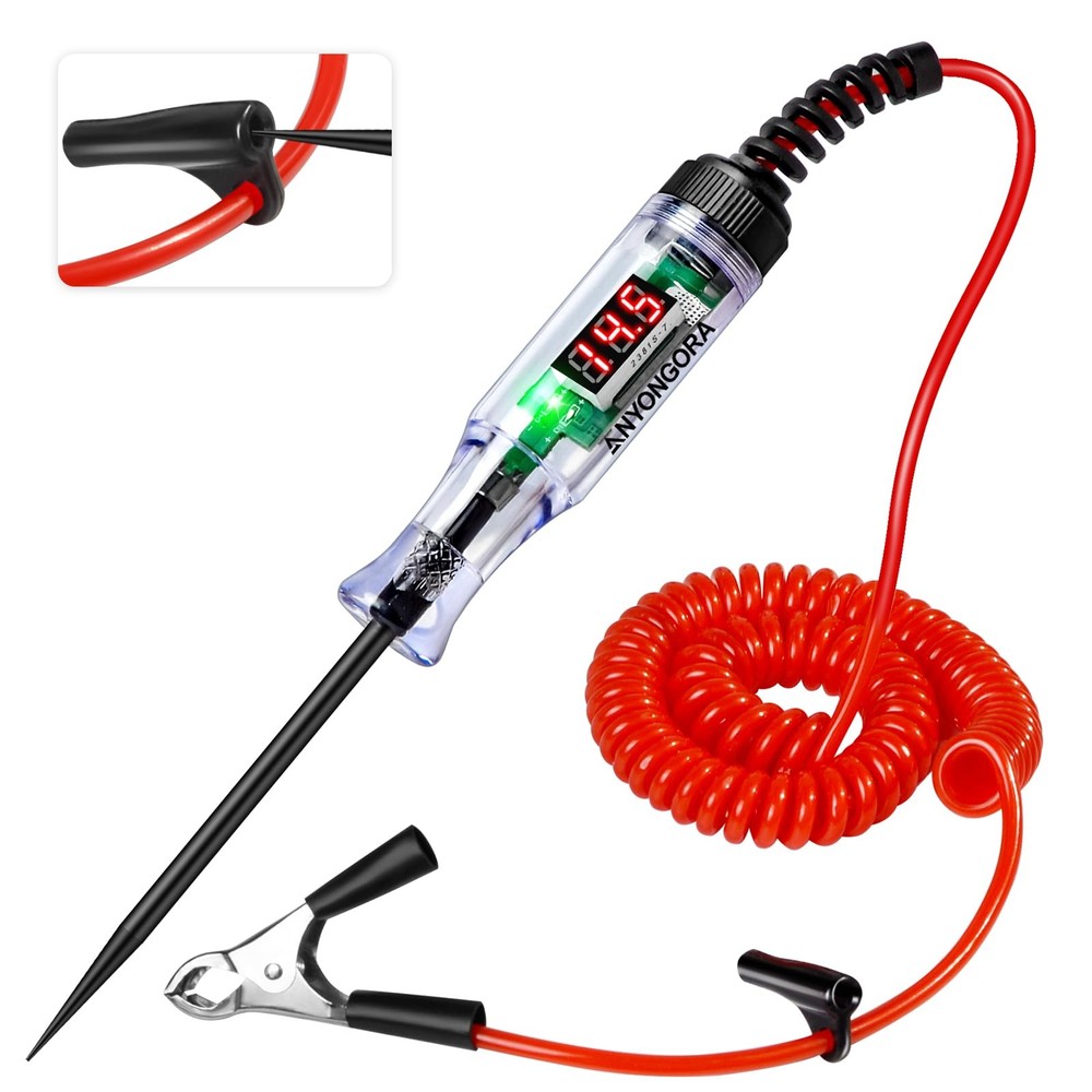 Automotive Test Light with 5-90V LED Digital Display,Auto Circuit Tester with…