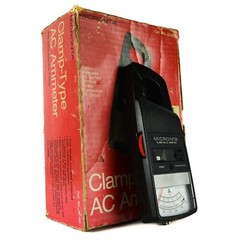 Micronta Clamp-Type AC Ammeter Amp Meter with Pick-up Multiplier 300amps 3-Wire