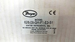1 NEW DWYER 628-09-GH-P1-E3-S1 PRESSURE SENSOR NIB ***MAKE OFFER***