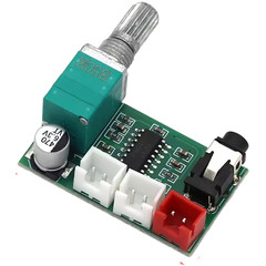 Compact PAM8403 Digital Audio Board 3.7 x 2.1cm Green PCB with Volume Knob