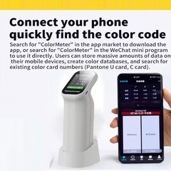 Handheld Colorimeter with Aperture Φ6mm Accuracy 0.01 USB Bluetooth Interface
