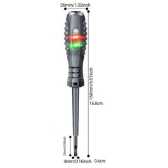 1* Multi-functional Electrician Screwdriver Pencil AC Test Pen Voltage Tester;