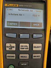 Fluke 975V AirMeter Air Quality Meter w/ Velocity Probe