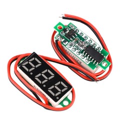 Mini Voltmeter Tester LED Digital Display Voltage Meter 0.28″ / 0.36″ Mulitcolor