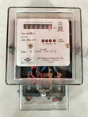 HPL SINGLE PHASE 2 Wire 10-40 A Electronic Energy KWH Meter COUNTER DISPLAY
