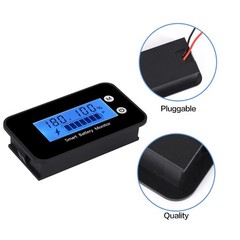 Waterproof Digital Battery Monitor 12V-72V for Car, Motorcycle, Golf Cart – Capa