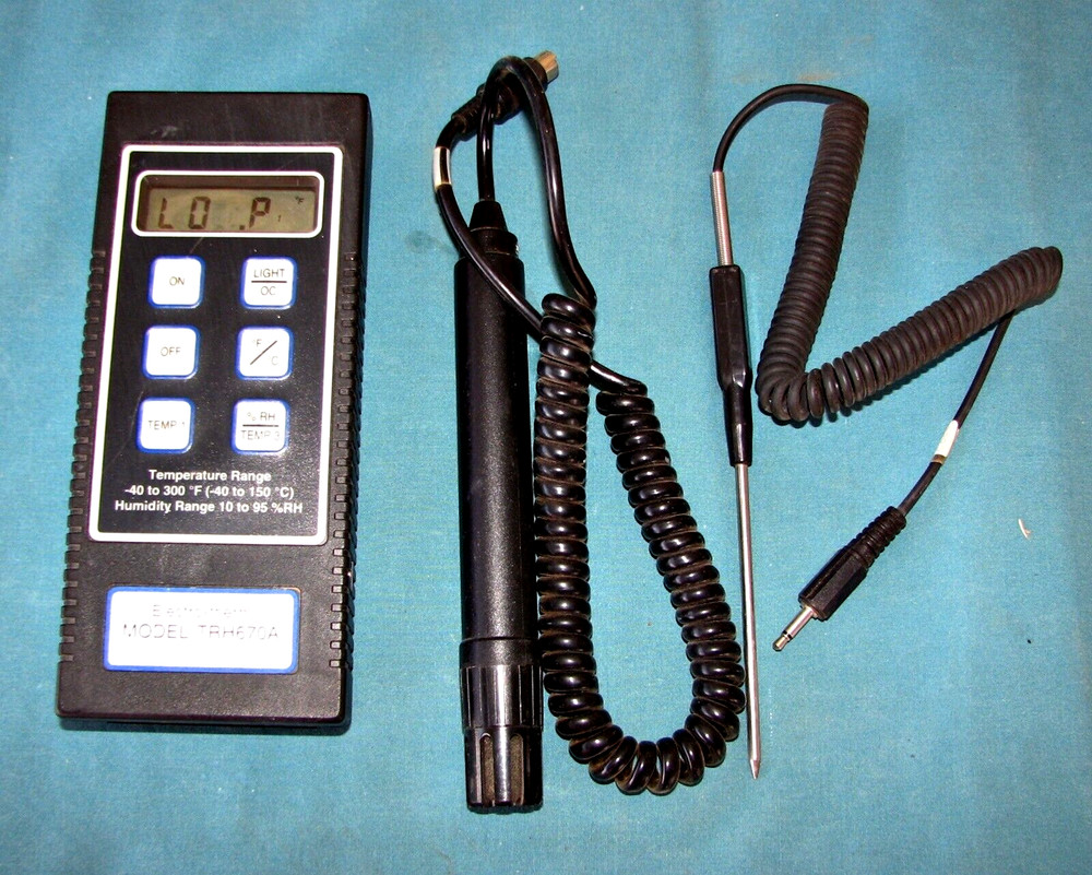 Cooper Instruments Electro-Therm TRH670A Humidity & Temperature Made in USA