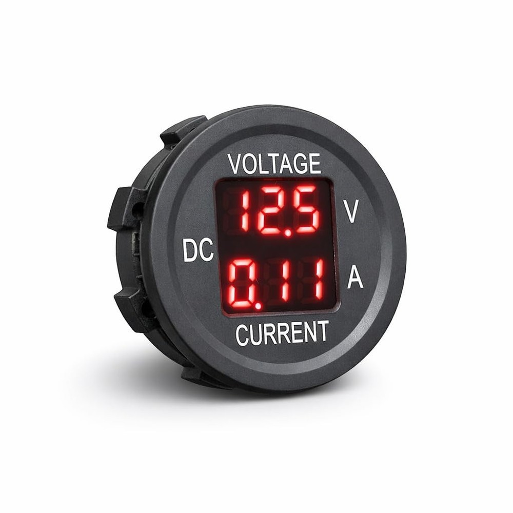 2in1 Digital Voltmeter Ammeter 12V DC LED Display Voltage Current Gauge Red
