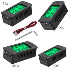 Multi-function DC 0-300V Digital LCD Voltage Current Meter Power Energy Tester
