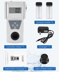 Turbidimeters Water Turbidity Meters with 0-200NTU 0.1 NTU Calibration Solution