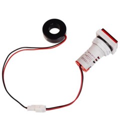22mm Round Square LED Digital Voltmeter Ammeter Signal Lights Voltage Current