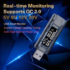 USB Current Voltage Tester USB Voltmeter Ammeter USB Charger Detector 4-30V 0-3A