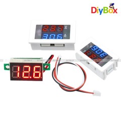 Digital Dual Red+Blue LED Display 4-30V/100V 10A Voltage Voltmeter Ammeter Meter