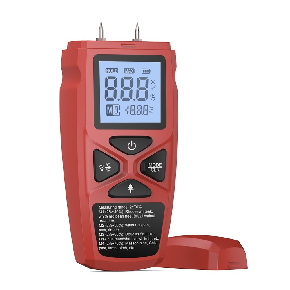 Digital Wood Moisture Meter 0-99.9% Wood Moisture Meter LCD Display Wood5350