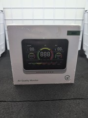Air Quality Monitor AC02 Type-C Indoor Home 13-in-1 PM1/PM2.5/PM10/ White New