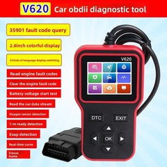 V620 OBD2 Code Reader with Freeze Frame Data Stream MIL Status and Vehicle Info