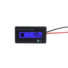 12V 24V 36V 48V Battery Meter, Battery Capacity Voltage Indicator, Lead-AcidL…