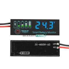 12V/24V/36V/48V Battery Level Indicator Tester LED Battery Voltage Power Monitor