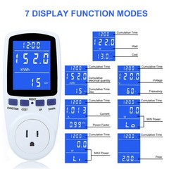 Upgraded Watt Power Meter Plug Home Electrical Usage Monitor Consumption, Ene…