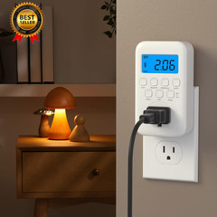 Watt Meter Plug with Backlight, Plug-In Socket Power Meter Electricity Usage Mon