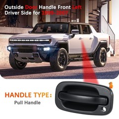 FAERSI Exterior Outside Door Handle Front Left Driver Side for 1999-2007 Chev…