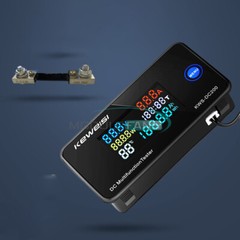 DC0-200V LED Voltage Current Temperature Digital Meter Built-in Shunt 10/50/100A