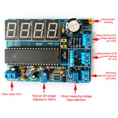 DC5V Voltmeter DIY kit 7107 Multi-function high accuracy AC/DC DigitalVoltmeter.
