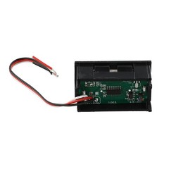 LED Digital DC Voltmeter with Convenient Wiring Reverse Connection Protection