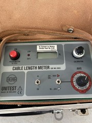 BEHA UNITEST 2003 Cable Length Meter Complete Tested Kit /Case LIKE NEW Greenlee