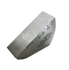 Ultrasonic Flaw Detector Calibration Block 1.5 mm Hole 25mm Thick AS 2083
