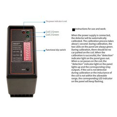 PD232 Vehicle Loop Detector Dual Channel Sensor for Gate and For Parking Access
