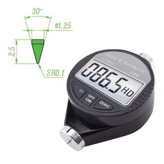 Digital Shore D Hardness Tester 0-100HD for Rubber, Plastic, Flooring