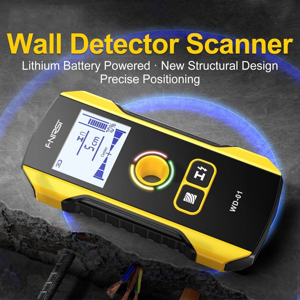 For FNIRSI WD-01 Wall Detector Scanner for Metal Electrical Wire &Wood Detection