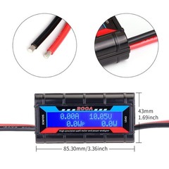 200A DC Digital Monitor LCD Volt Amp Meter Analyzer For RC Battery Solar Power#