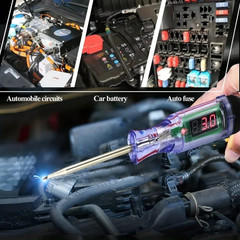 Probador De Corriente Electrica Automotriz Fusibles 6-12V Con Luz Indicadora New