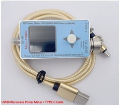 Ultra-wideband Microwave Power Meter, 40 GHz Detector Head, RF Power Meter