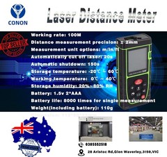 100M Laser Distance Meter builder measurement inspection tools quality accuracy