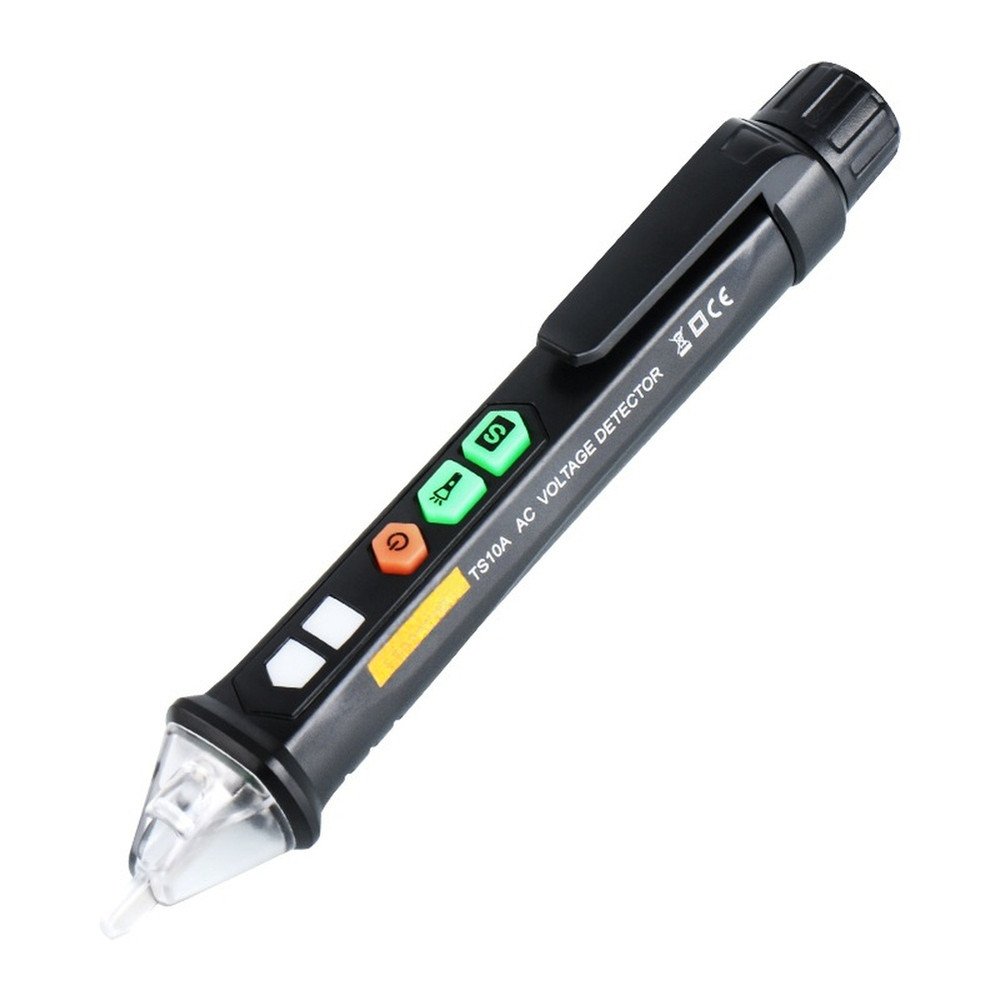 TS10A Non Contact Voltage Pen Tester for AC 12 1000V with Visual Audible Signal