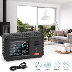 Air Quality Detector Monitor Meter Gas Analyzer Tester TVOC HCHO CO2 PM2.5