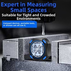 Digital Level Gauge with 360 Degree Measurement and Magnetic Attachment