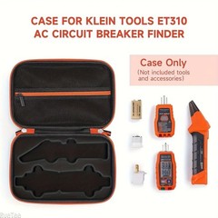 Klein Tool ET310 AC Circuit Breaker Finder with Integrated GFCI ONLY CASE Black.