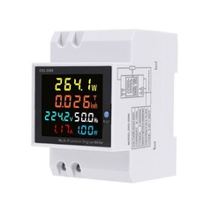 D52-2066 Single-Phase 6-In-1 Digital Electric Meter w/ Current Transformer -new