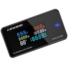 KEWEISI DC 0-200V Voltmeter Ammeter KWS Power Meter LED Digital L1D6-