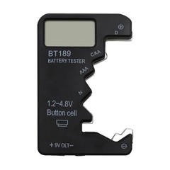 Digital Battery Capacity Tester Meter for AA AAA C D 9V Button Cells Voltage USA