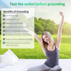 Outlet Tester for Grounding Products, Grounding Tester with GFCI, Receptacle …
